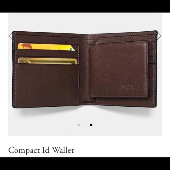 NWOT Coach Men’s Wallet - Picture 2 of 3